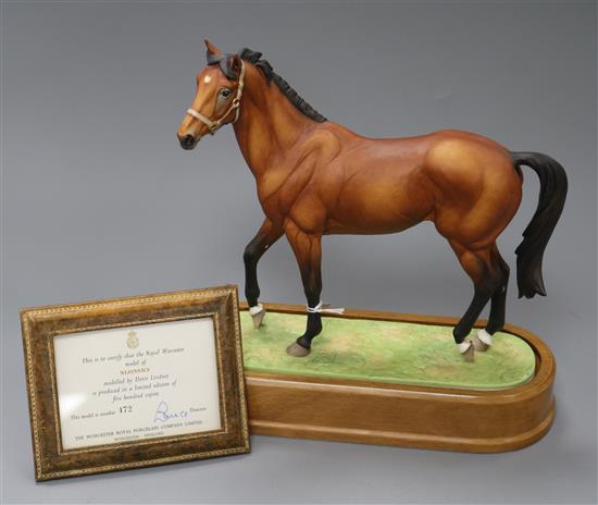 A Royal Worcester model of Nijinsky height 28cm